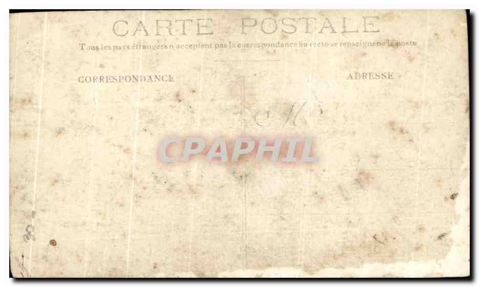 CARTE PHOTO Garcon Enfant — Rückseite