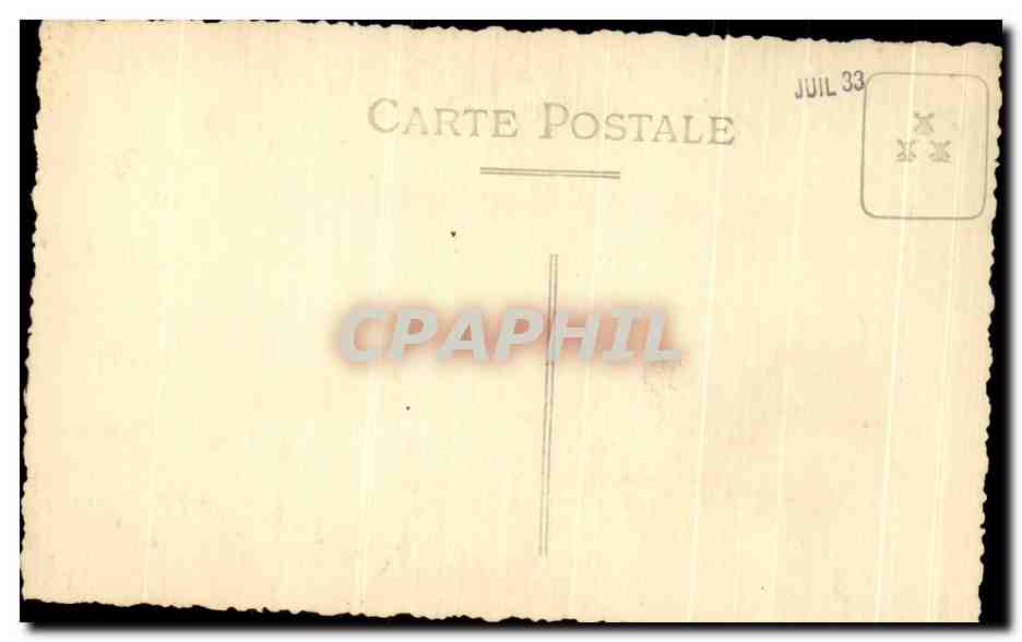 CARTE PHOTO Enfant Communiante Folklore Delon Moreau Toulouse  — Verso