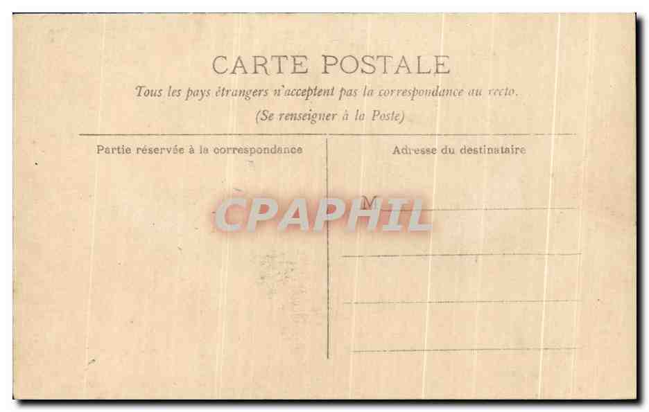 CARTE PHOTO Enfants Pensionnat Filles  — Rückseite