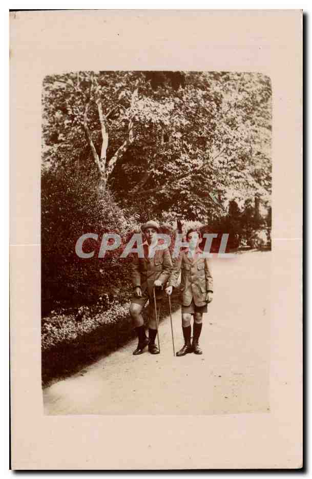 CARTE PHOTO Enfants Garcons 