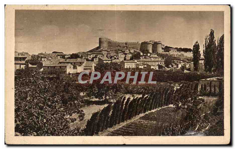 CPA La France Paysages Et Pierres De Provence Villeneuve les Avignon le chateau