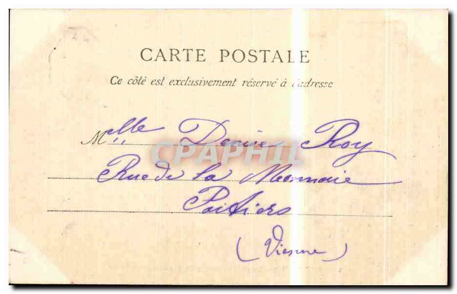 CPA Louveciennes La grosse Conduite des eaux de Marly — Back