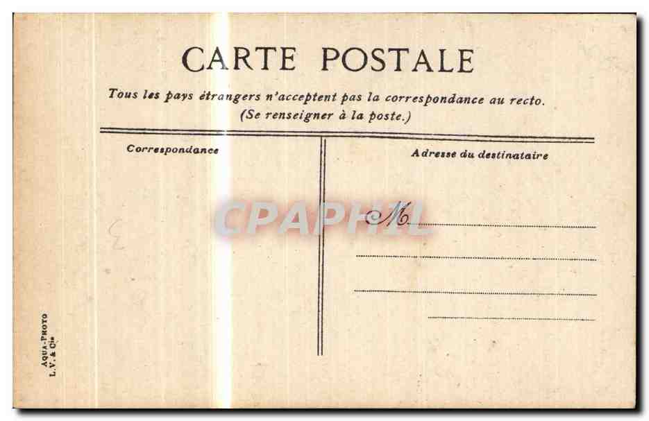 CPA Dijon Place Rameau et le Musee — Rückseite
