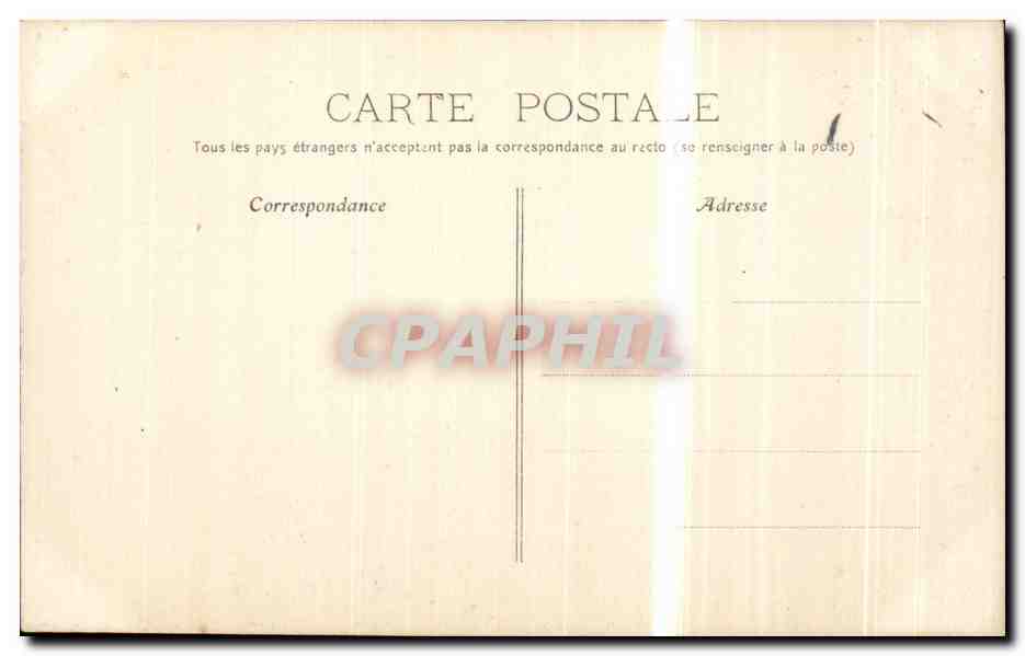 CPA Dijon Entree de l'asile des Chartreux — Rückseite