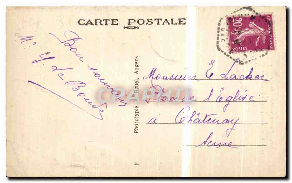 Ploumanac'h (C.-du-N.) — Le Bélier — A. B. — Rückseite
