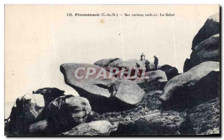 Ploumanach (C.-du-N.) — Ses curieux rochers : Le Sabot