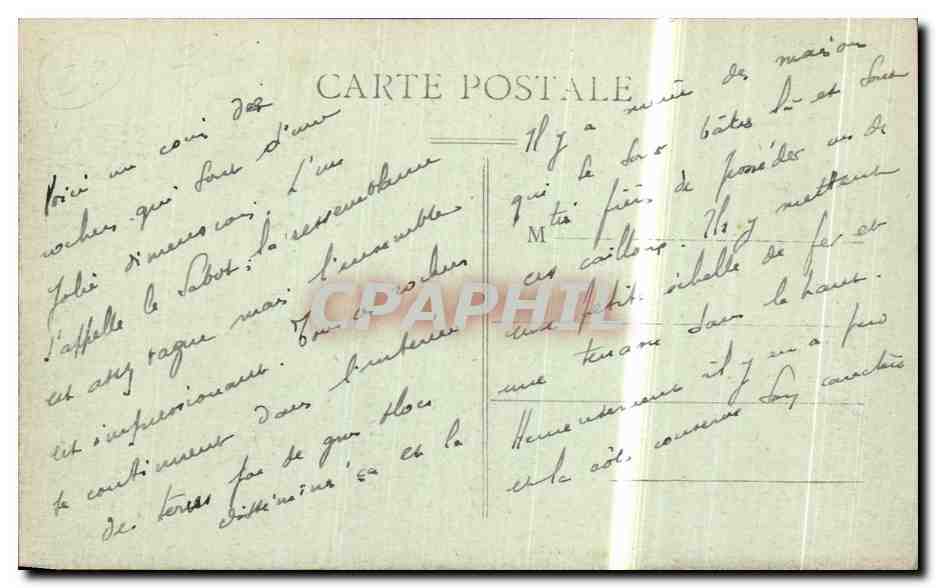 Ploumanach (C.-du-N.) — Ses curieux rochers : Le Sabot — Reverso