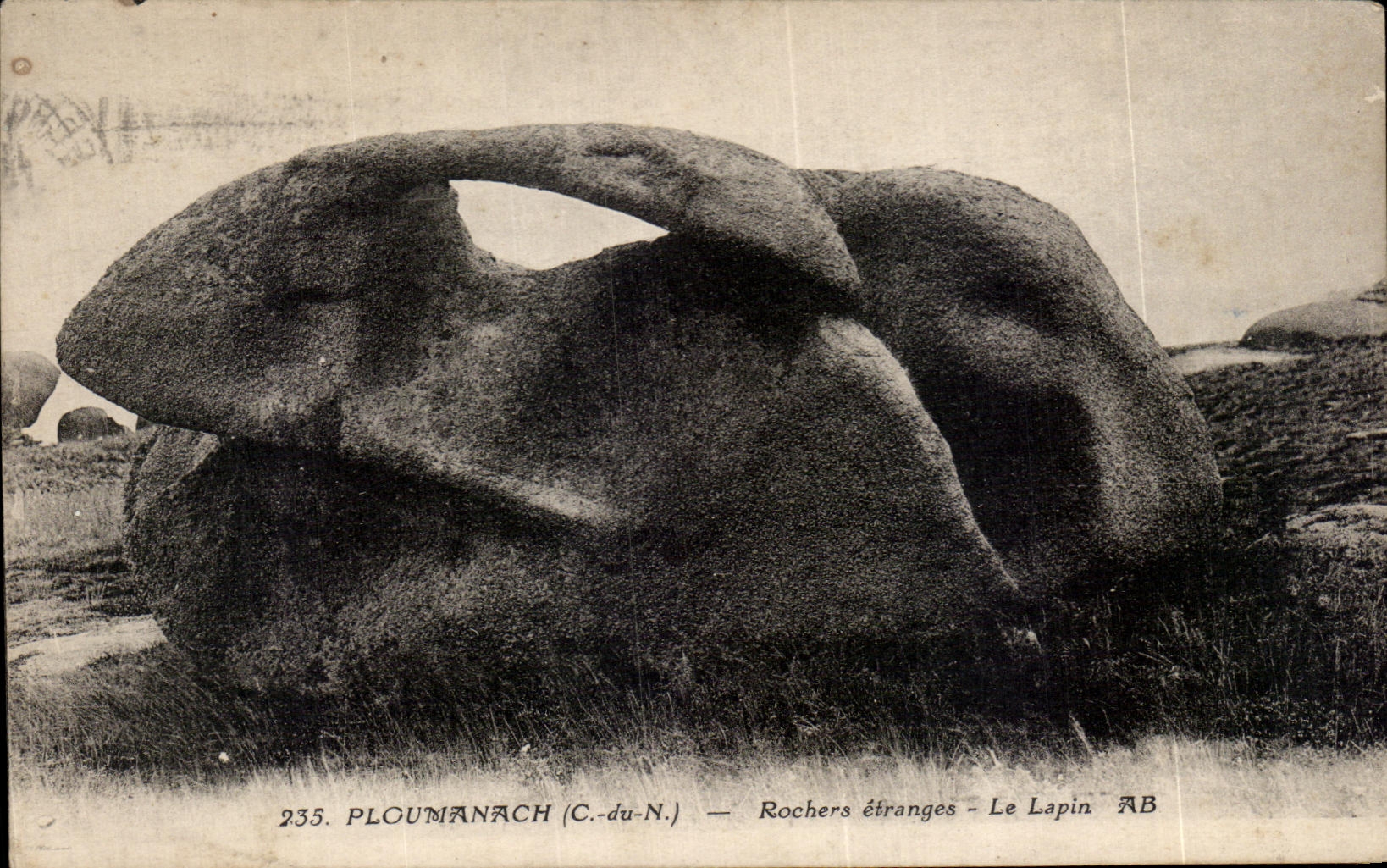 Ploumanach (C.-du-N.) — Rochers étranges - Le Lapin — AB