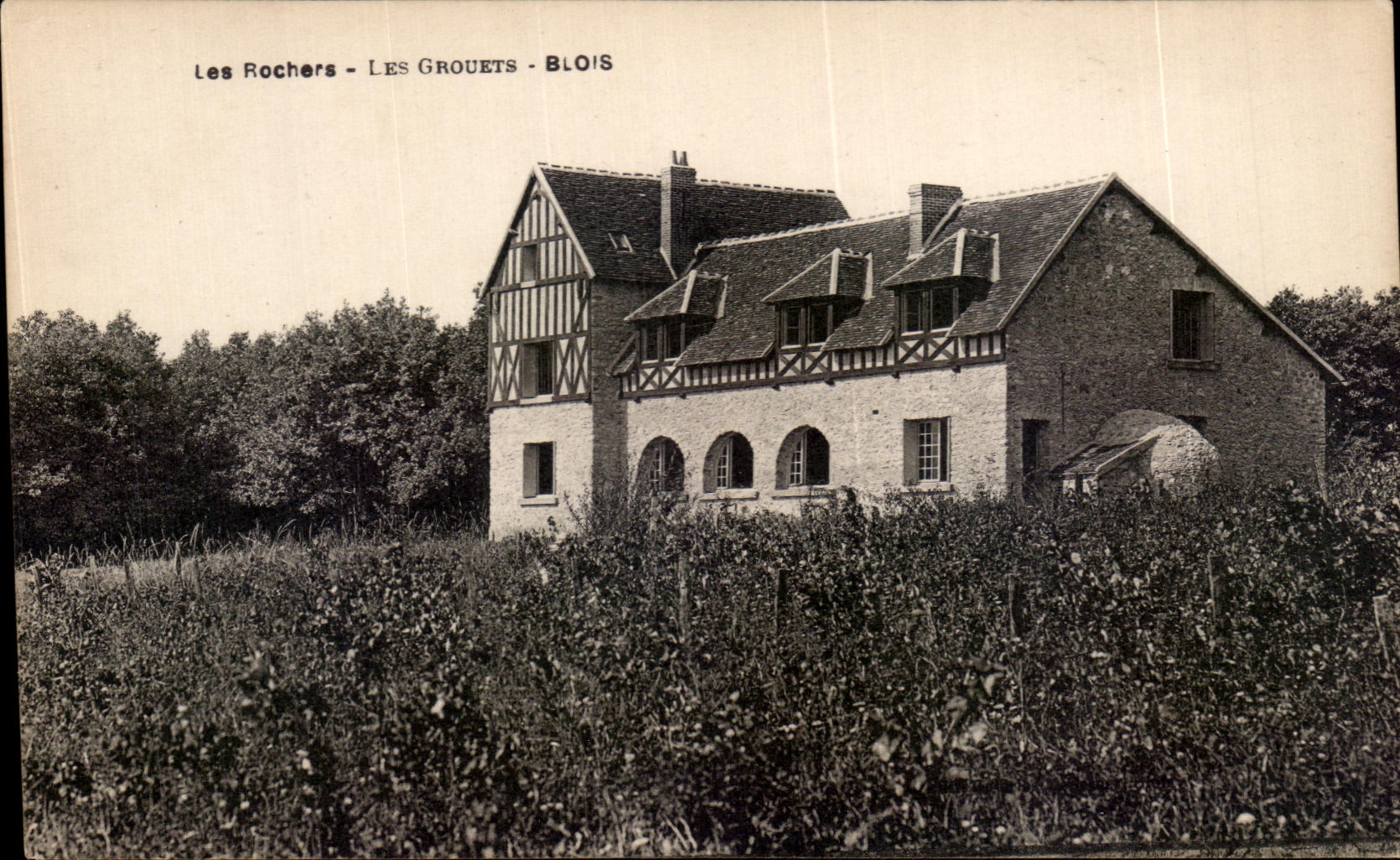 CPA Les Rochers Les Grouets Blois