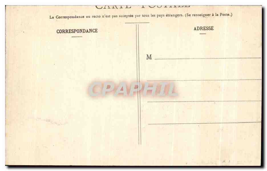 CPA Concarneau Le Quai Penneroff Bateaux — Rückseite