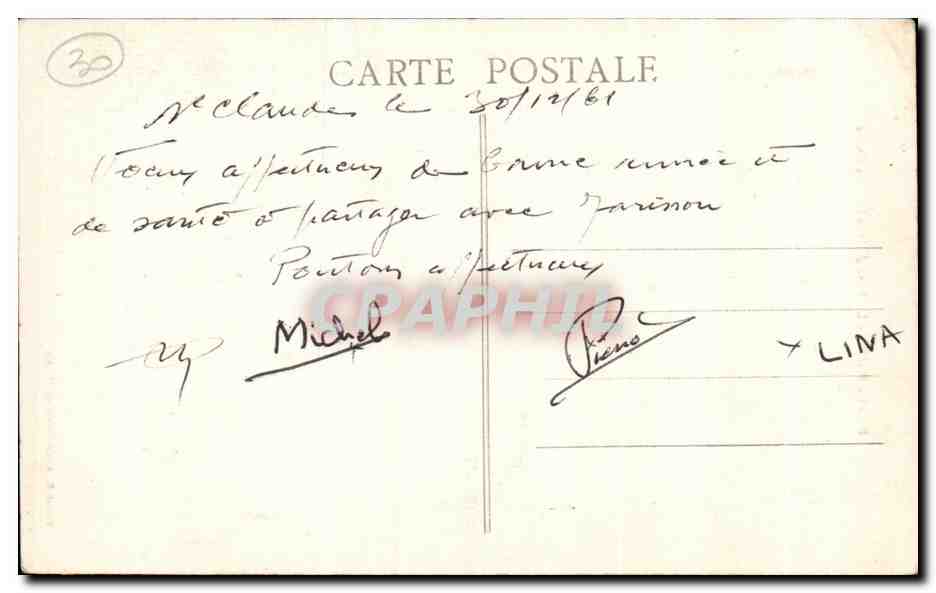 CPA Remoulins Le Pont du Gard Sud Ouest — Rückseite