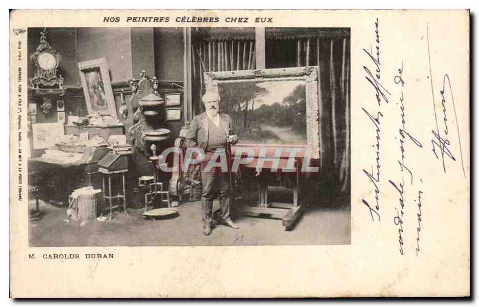 M. Carolus Duran — Nos Peintres Célèbres Chez Eux — éditeur: A. Tézier & Fils, Paris