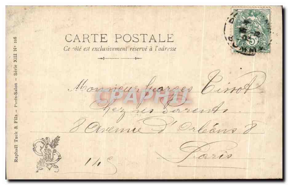 CPA Salon 1903 Mascarade Femmes — Rückseite