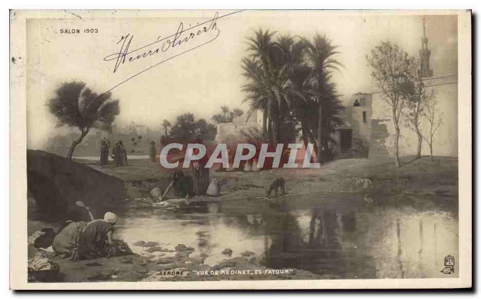 CPA Salon 1903 Gerone Vue De Medinet El FAyoum 