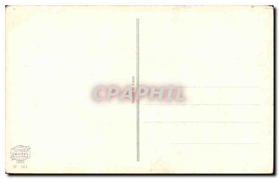 CPA Fantaisie Fleurs Roses Fer a cheval — Rückseite