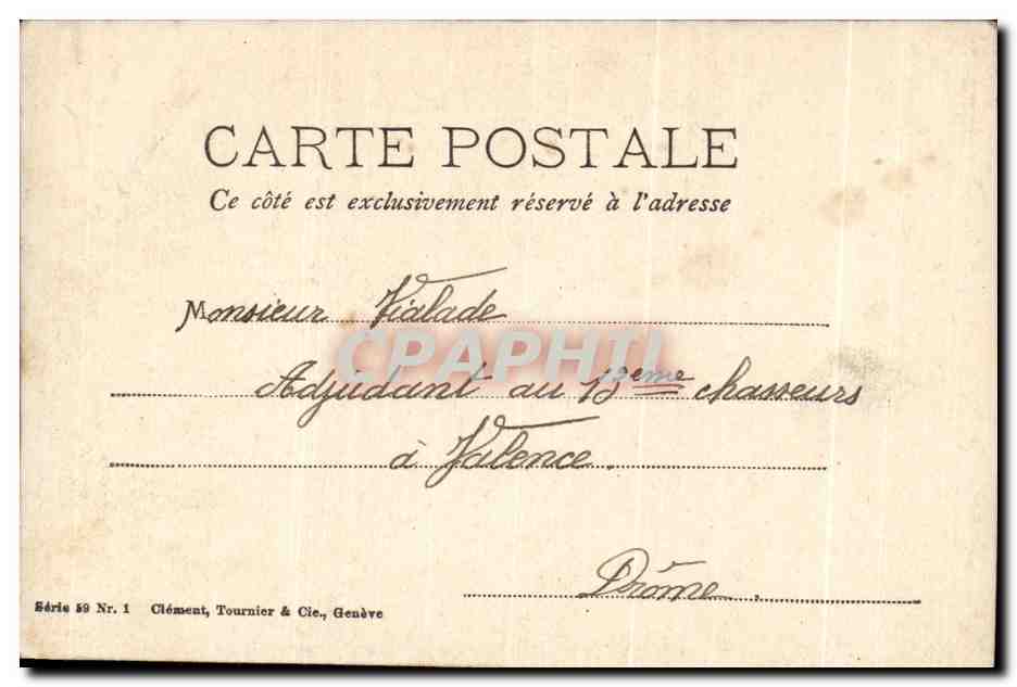 CARTE PHOTO Fantaisie Enfant Garcon Raymond — Rückseite