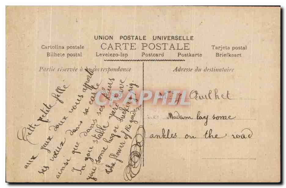 CPA Fantaisie Enfant Sainte Jeanne  — Rückseite