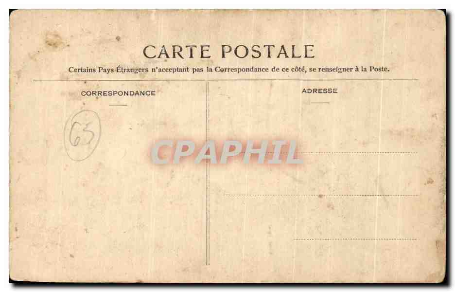 CPA Lourdes Interieur Du Rosaine — Verso