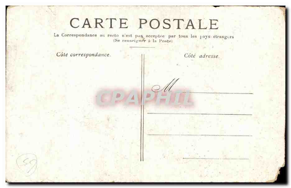 CPA Lourdes La Calvaire — Verso
