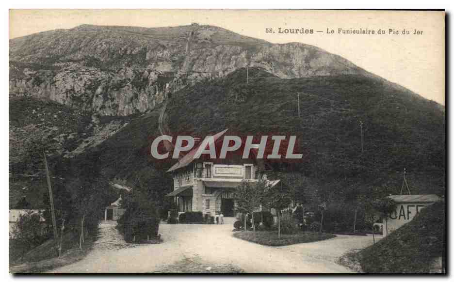 CPA Lourdes Le Funiculaire du Pic de Jer