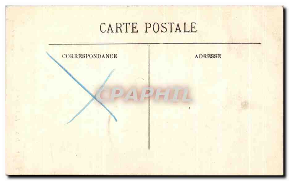 CPA Lourdes La Vierge de la Groite  — Verso