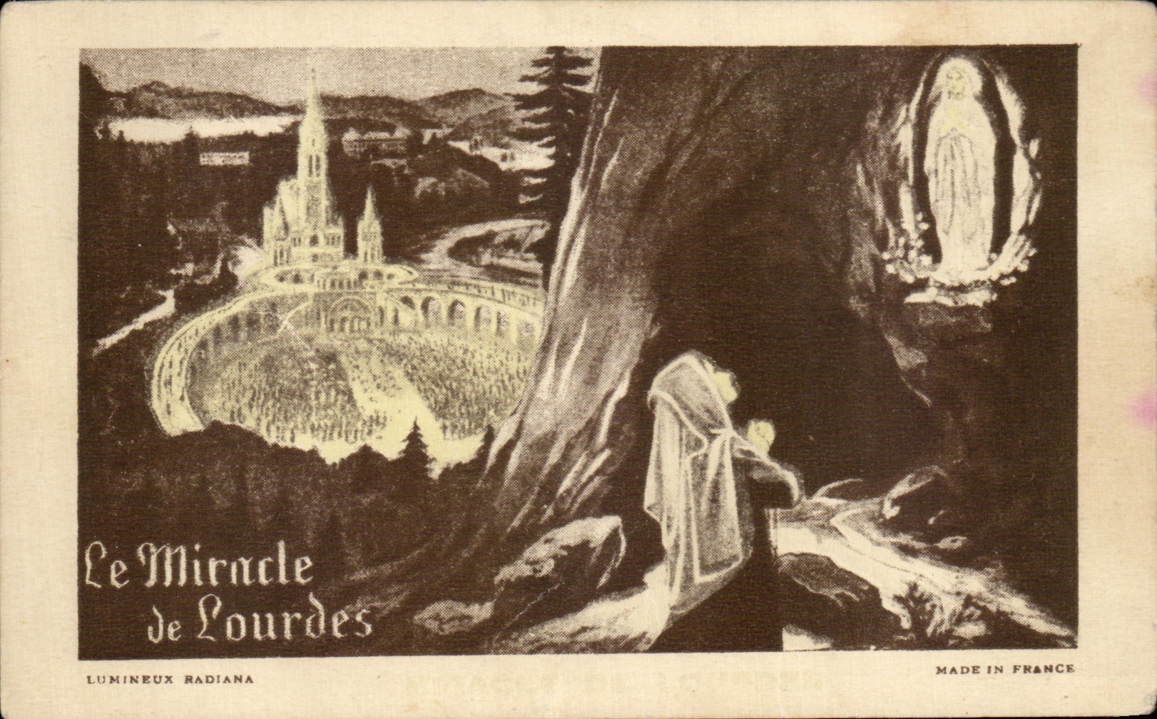 CPA Le Miracle de Lourdes 