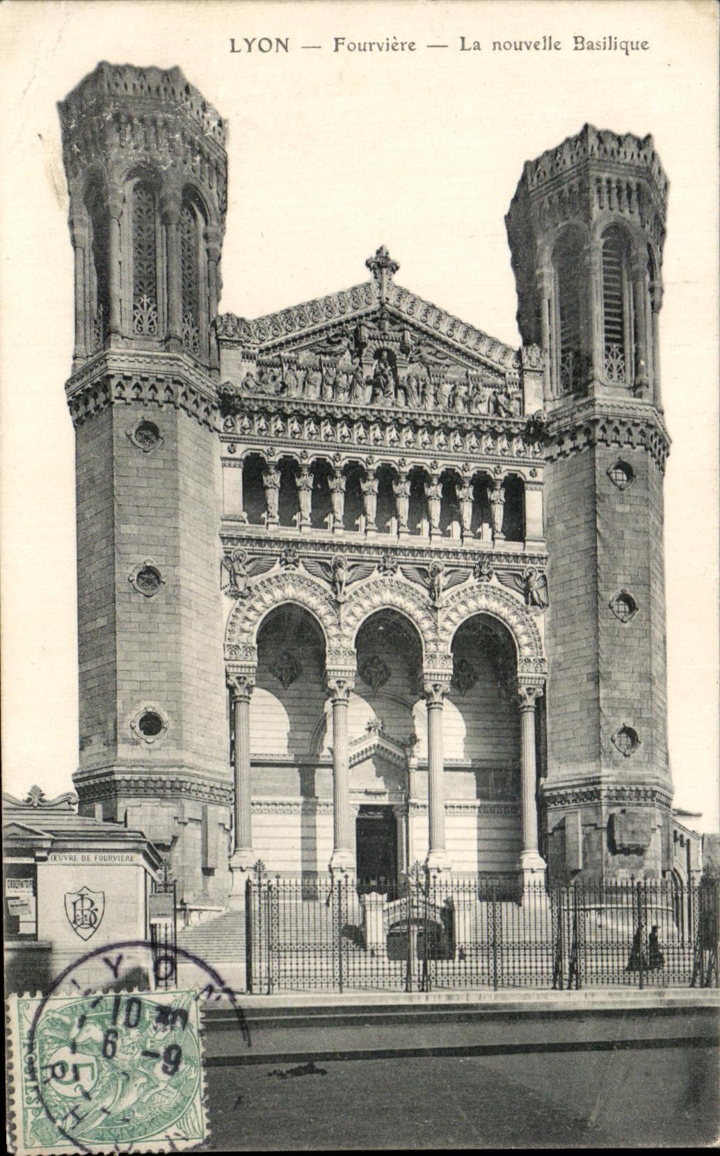 CPA Lyon Fourviere La Nouvelle Basilique