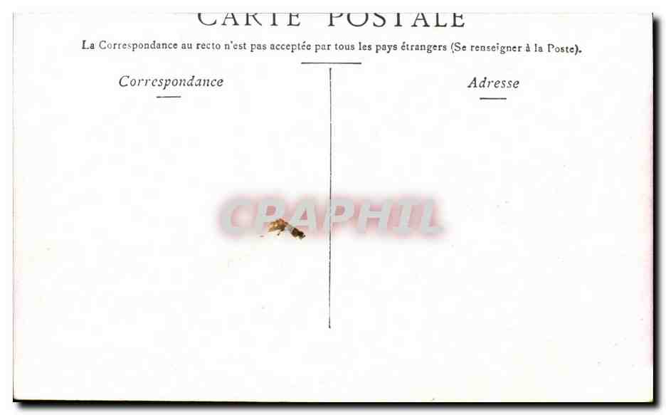 CPA Lyon Pont D'Aunay Et Le Coteau De Fourvieres — Verso