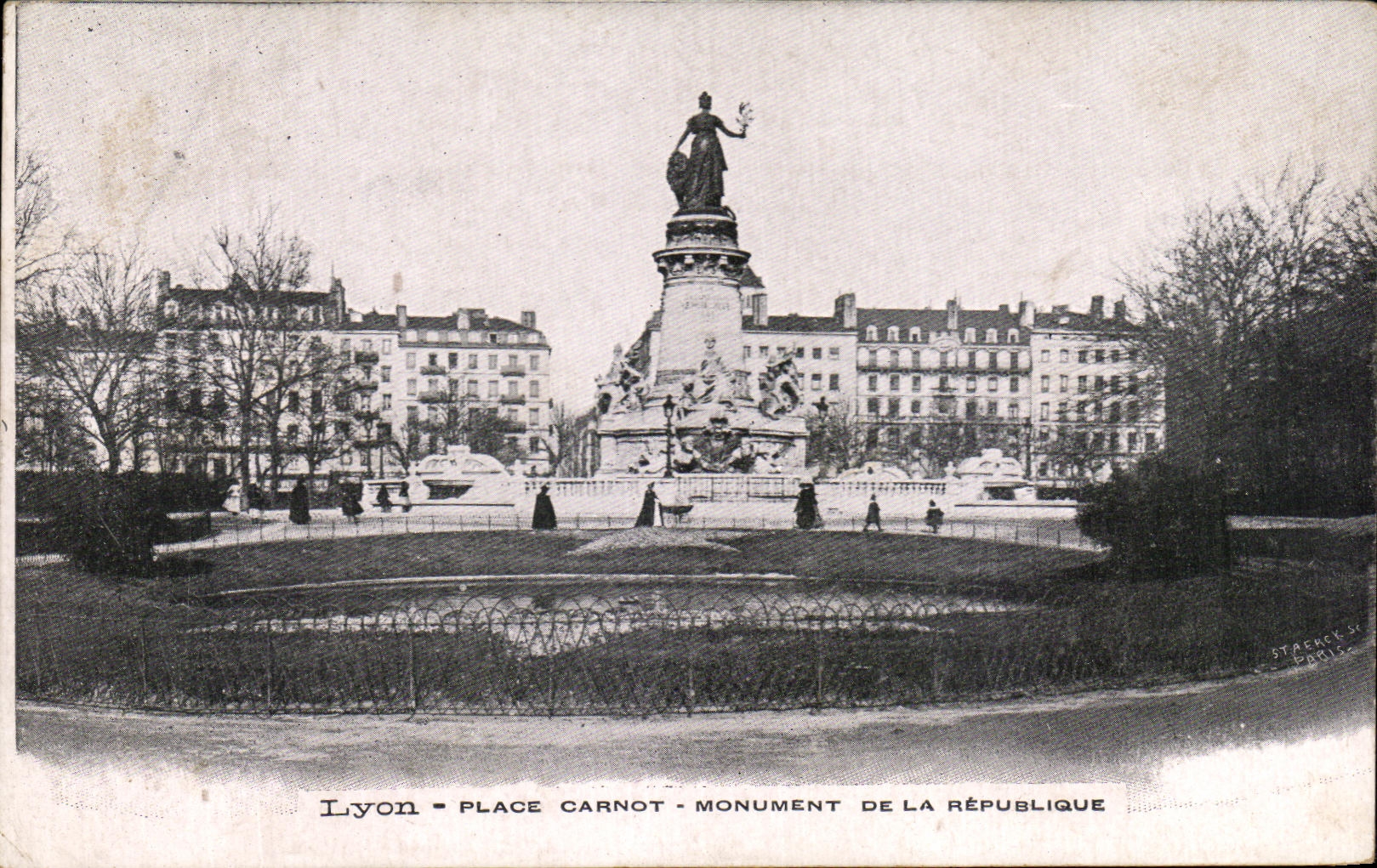Lyon - Carnot Square - Monument to the Republic — Strenzey, Paris