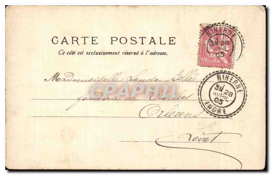 CPA Lyon Le Quai De La Mulatiere — Verso