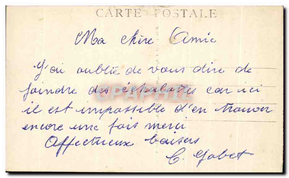 LYON — General View of Bellecour — Reirat, no. 97 — Back