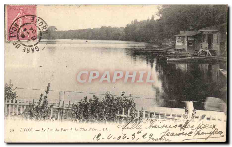 LYON — Lake of the Parc de la Tête d'Or — LL. — n°79