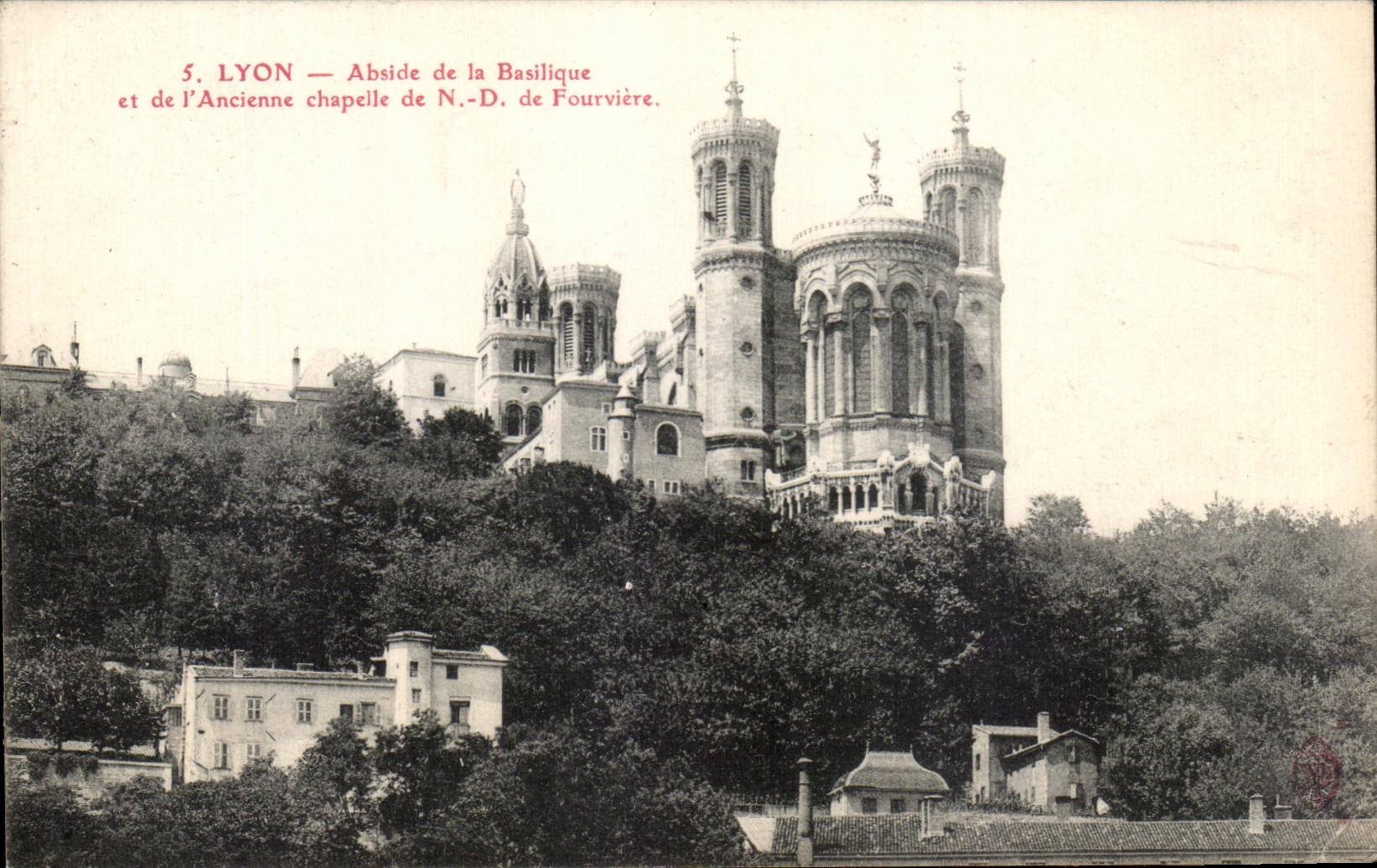 LYON — Abside de la Basilique et de l'Ancienne chapelle de N.-D. de Fourvière