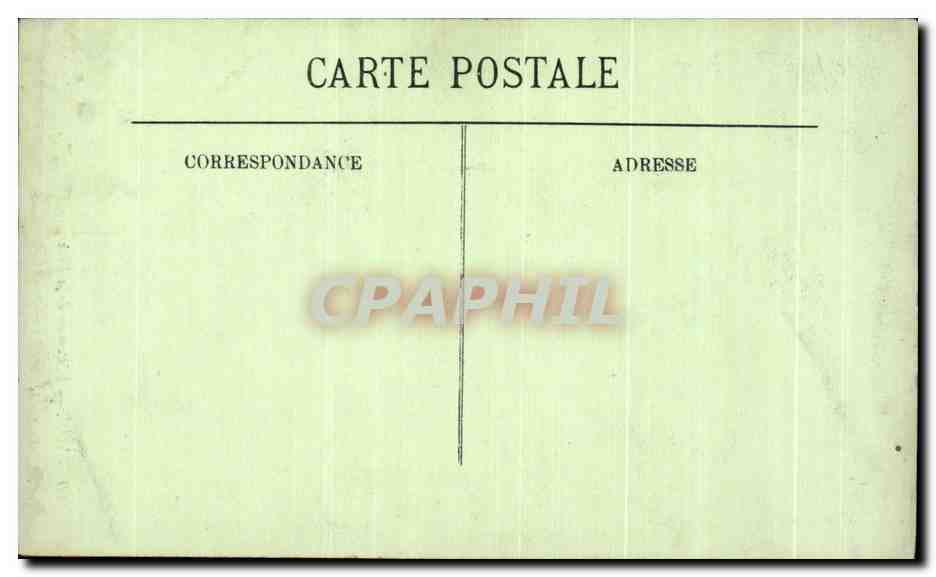 CPA Lyon L'Homme De La Roche — Verso