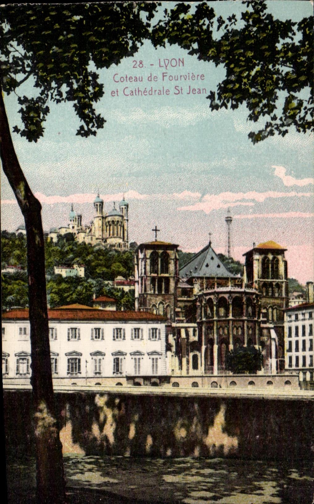Lyon - Coteau de Fourvière et Cathédrale Saint-Jean — Éditeur : Cartes 'La Gigogae' Lyon