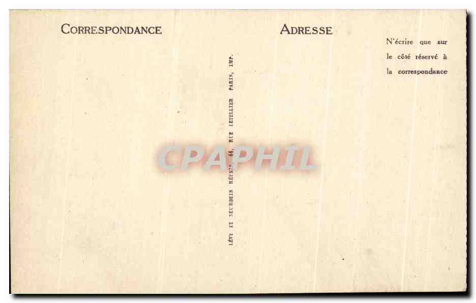 CPA Lyon Le Pont Lafayette Et Le Coteau De Fourviere — Verso