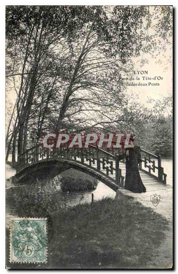 Lyon — Parc de la Tête-d'Or — Pont des Deux Ponts