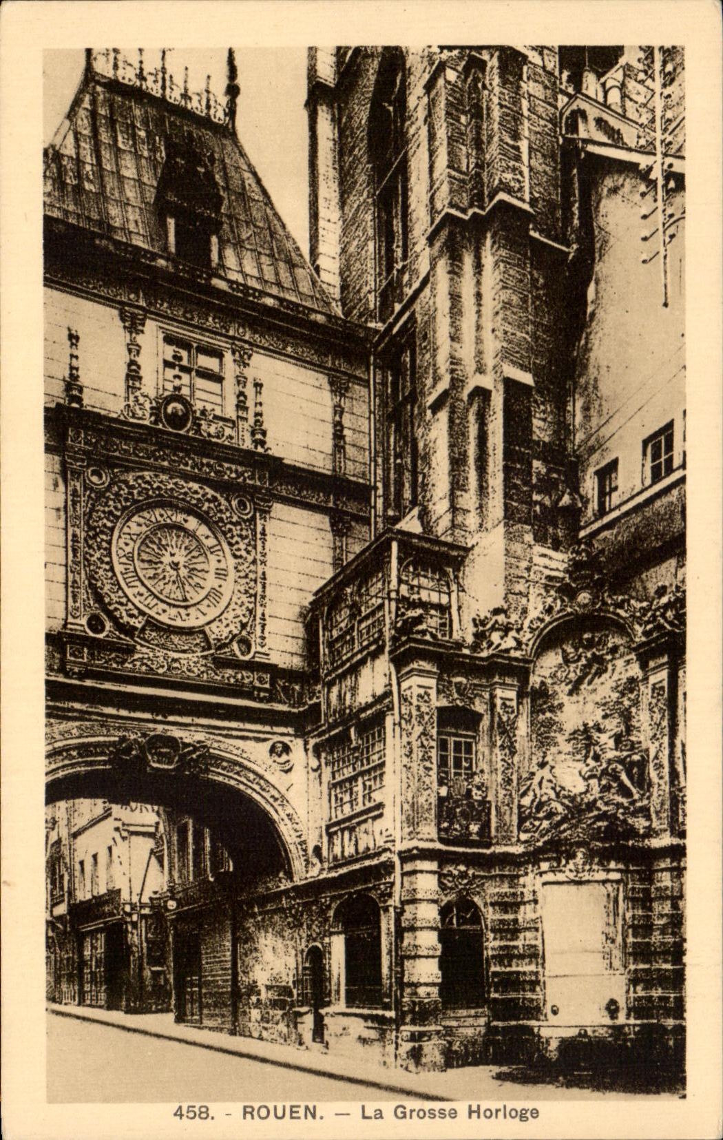 CPA Rouen La Grosse Horioge