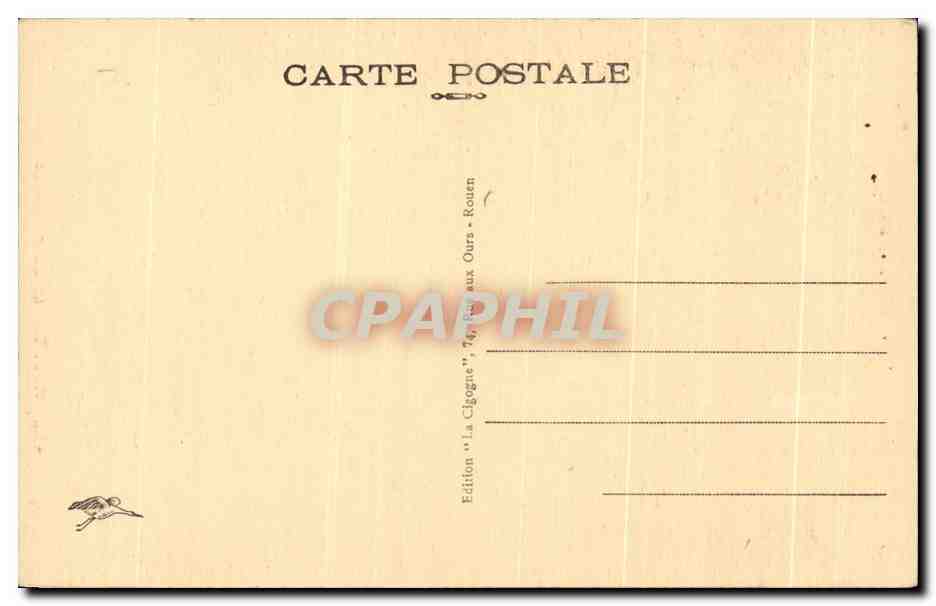 CPA Rouen La Grosse Horioge — Verso