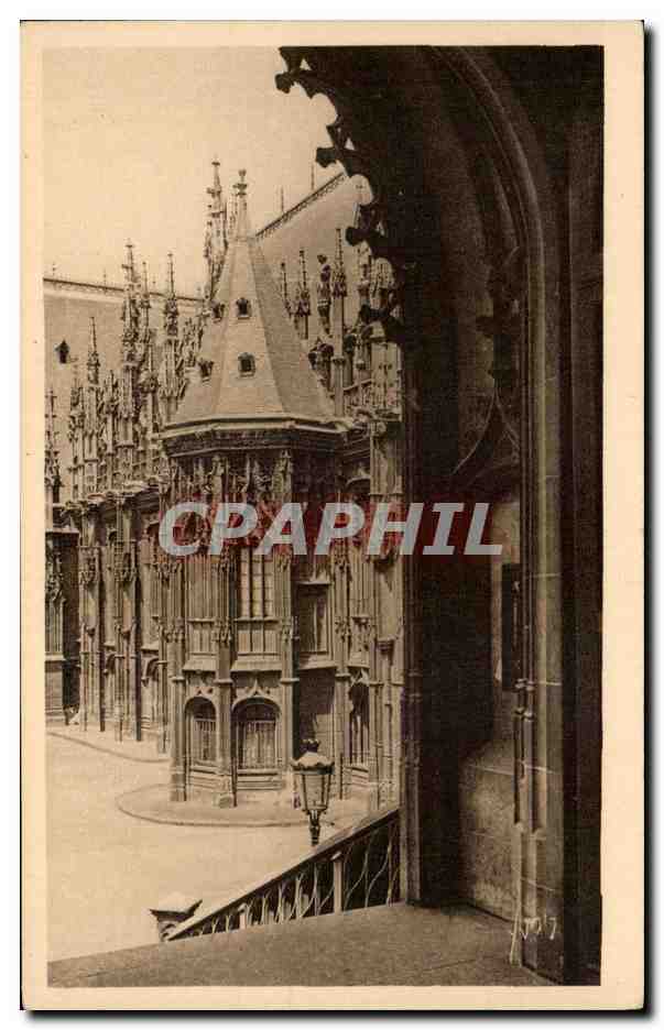 CPA Rouen Detail du Palais de Justice