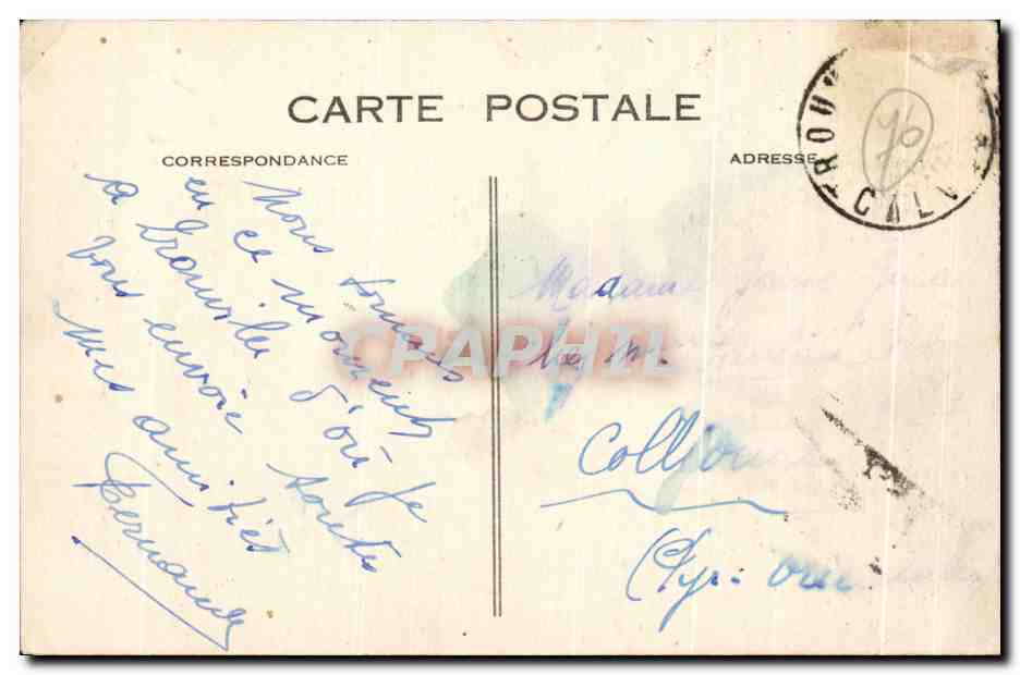 CPA Le Havre La plage vers le casino — Rückseite