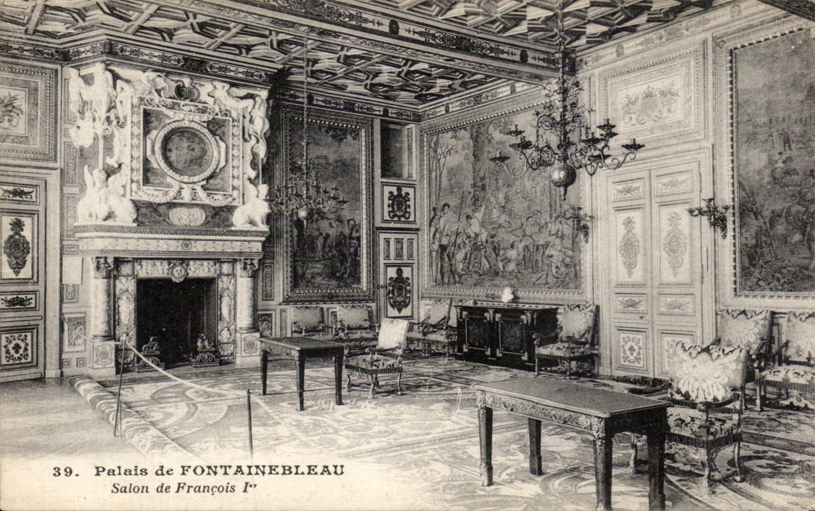 Palazzo di FONTAINEBLEAU — Salone di Francesco I — n°39