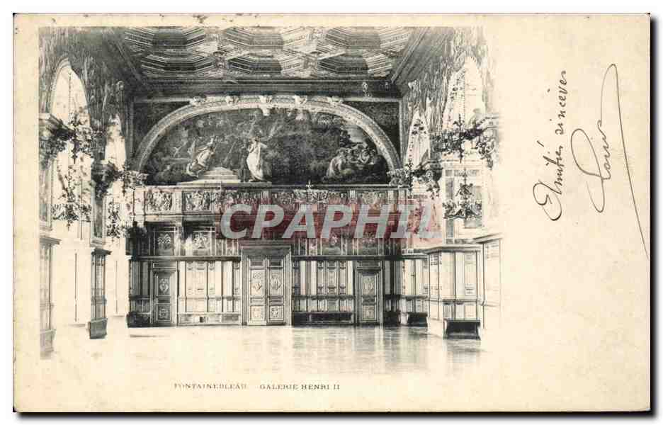 Fontainebleau — Galerie Henri II — editore non identificato, numero di serie non visibile