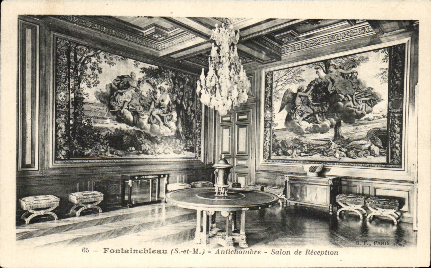 Fontainebleau (S.-et-M.) - Antichambre - Salon de Réception — B.F. Paris, n°65