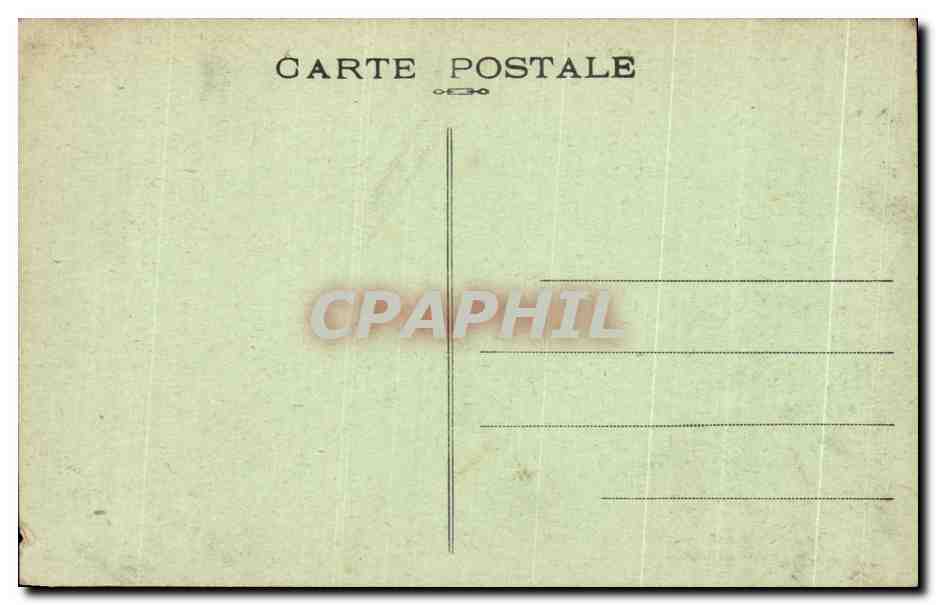 Sfinx van de Druiden — Bos van Fontainebleau — Uitgever Franchard, n° 101 — Achterkant