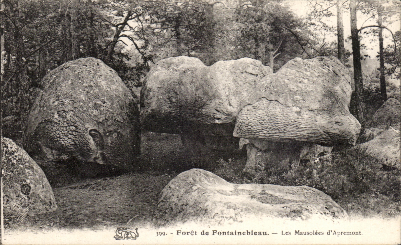 Bosque de Fontainebleau — Los Mausoleos de Apremont — n° 399