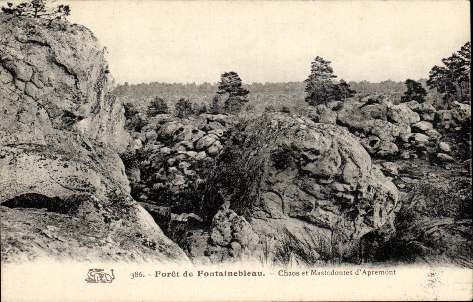 Bosque de Fontainebleau — Chaos y Mastodontes de Apremont — n° 386