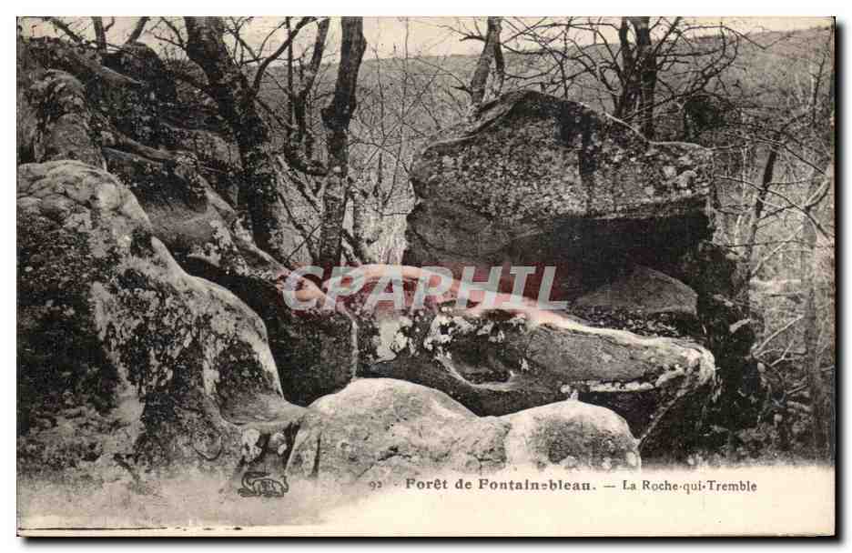 Bosque de Fontainebleau — La Roche-qui-Tremble