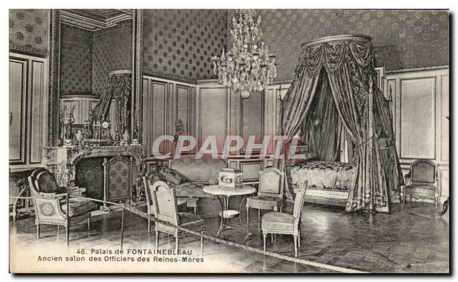 Paleis van FONTAINEBLEAU — Oude zalen van de Officieren van de Regentenmoeders — n°46