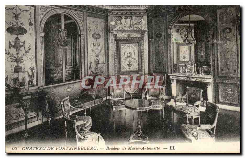 Château de Fontainebleau — Boudoir de Marie-Antoinette — LL. — N° 67